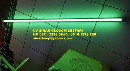 Lampu TL warna hijau 28 watt
